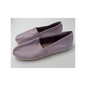 TOMS Women's Flats Size 11 | Light Purple Lilac | Slip-On Comfort Shoes